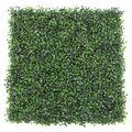 Ejoy 20in x 20in Artificial Boxwood Hedge Greenery Panels, Darkgreen, 12PK Darkgreen_1box